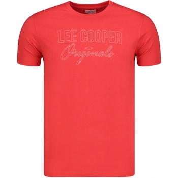 Lee Cooper pánské tričko Simple fuchsiová