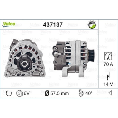 VALEO Alternátor 437137