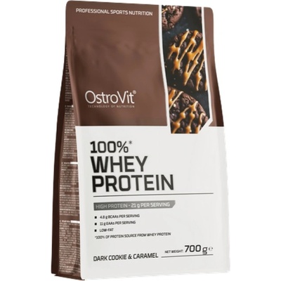 OstroVit Whey Protein | 100% Whey Protein Concentrate [700 грама] Черна бисквита с карамел
