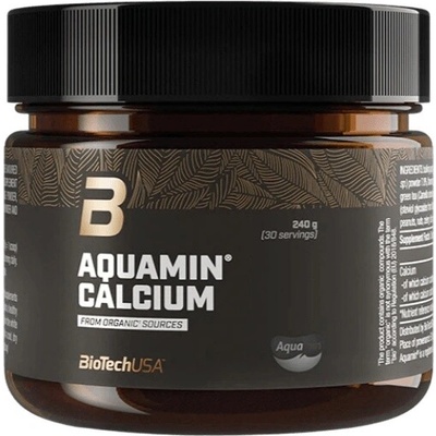 BioTechUSA Aquamin Calcium 240 g citronová tráva s limetkou