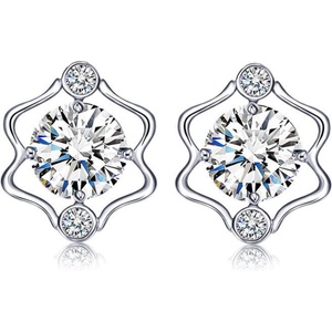Silenti Jewelry Сребърни обеци "Близнаци