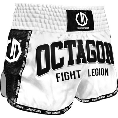 Muay Thai trenky Octagon Fight Legion biele