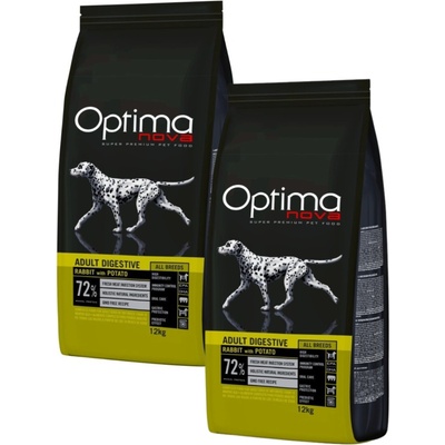 OPTIMAnova dog Adult DIGESTIVE 2 x 12 kg