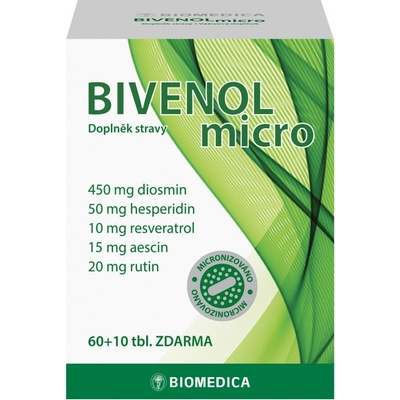 Biomedica Bivenol micro 60 + 10 tablet