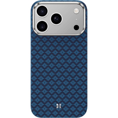 Benks Кевларен кейс с MagSafe за iPhone 17 Pro Max - Benks ArmorGrid ArmorAir Magnetic Kevlar Metal Frame Case 600D (син) (0070)