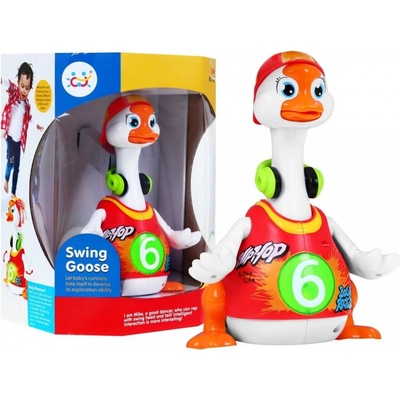 Huile Toys rapujúca hus Swing Goose červená