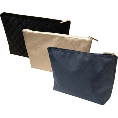 Natalia Angers Kozmetická kabelka na zips veľká modrá 28,5 x 18,5 x 7,5 cm NA02