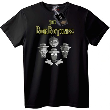 NOONEBRAND Тениска The BorBotones - 6XL, White