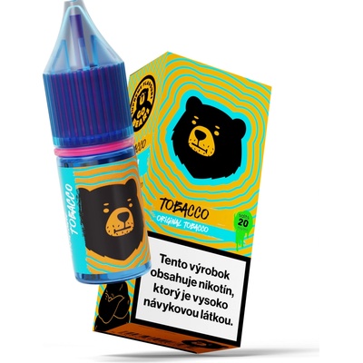 Go Bears Tobacco Salt Original Tobacco 10 ml 20 mg