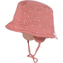 Maimo Gots Baby-Hat Musselin rust-weiß-punkte