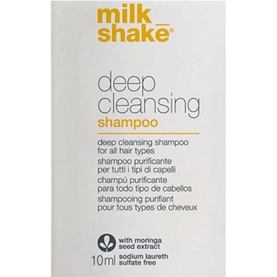 Milk Shake Deep Cleansing шампоан за коса 10мл мостра за жени 1 бр