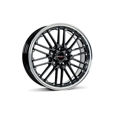 Borbet CW 2 8,5x19 5x108 ET45 black rim polished