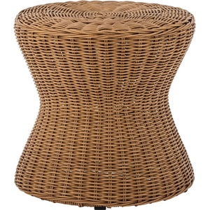 Bloomingville Кръгла градинска маса за съхранение от изкуствен ратан ø 53 cm Roccas - Bloomingville (82064361)