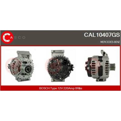 CASCO Alternátor 12V 140A s kolem AFP