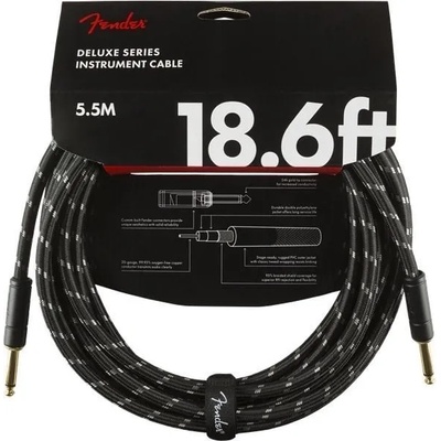 Fender Deluxe Series Black 5, 5 m Директен - Директен Инструментален кабел (0990820080)