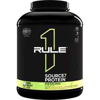 Rule 1 Source7 Protein | 7 Premium Protein Matrix [2250 грама] Шамфъстък