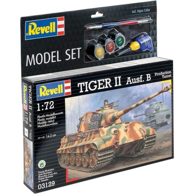 REVELL ModelSet tank 63129 Tiger II Ausf. B 1:72