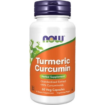 NOW NOW Curcumin, 60 Veg Capsules