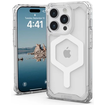 Urban Armor Gear iPhone 15 Pro UAG Plyo MagSafe Case ice white