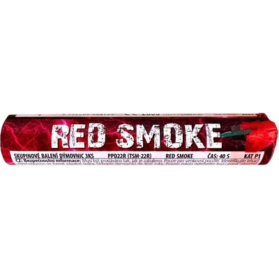 Dýmovnice RED SMOKE 1 ks