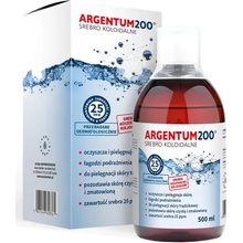 Argentum200 Koloidné striebro 25ppm 500 ml