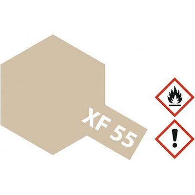 Tamiya Farba Acrylic MINI XF-55 Flat Deck Tan Light Brown 10ml