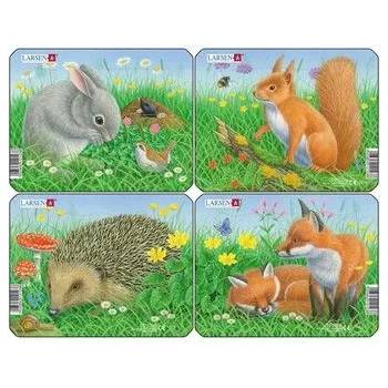 Image 1 of Larsen - Детски пъзел - Мини - Животни - 5 части (Z12)