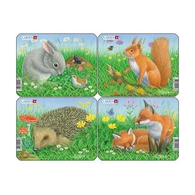 Larsen - Детски пъзел - Мини - Животни - 5 части (Z12)