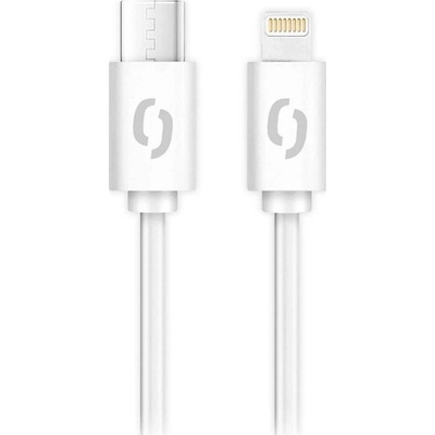Aligator DATKP57 POWER 30W, USB-C/Lightning 3A, 0,5m, bílý