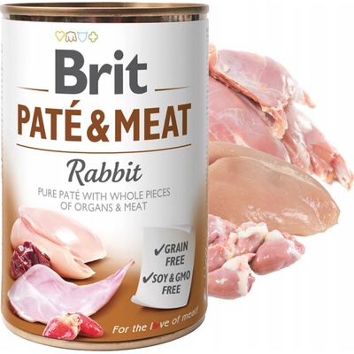Brit Paté & Meat Rabbit 400 g