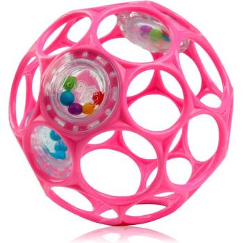 Oball Rattle дрънкалка 0 m+ Dark pink