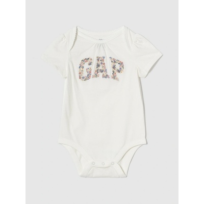 GAP Baby body s logom Biela