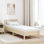 vidaXL Матрак Средно 70 x 200 cm Бяло (4106311)