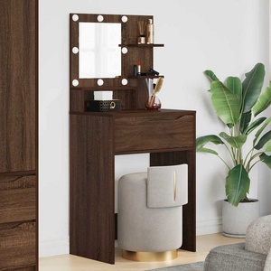 vidaXL Тоалетки за спалня Кафяв дъб 80 x 39, 6 x 135 см (888994)