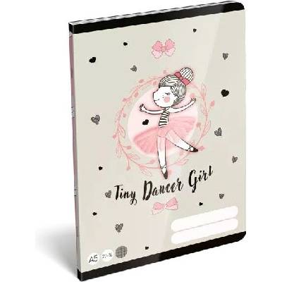 Lovely Ballerina Čtverečkovaný sešit A5