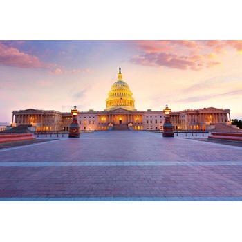 DIMEX ART s. r. o Флизелинов фототапет сграда на капитолия 375 x 250 см