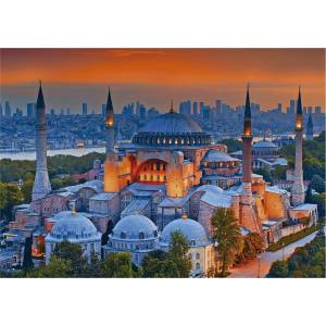 Educa - Puzzle Blue Mosque, Istanbul - 1 000 piese