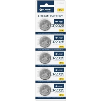 Platinet Бутонна клетка cr2025 Литий 5бр pmbcr2025 (pmbcr2025)