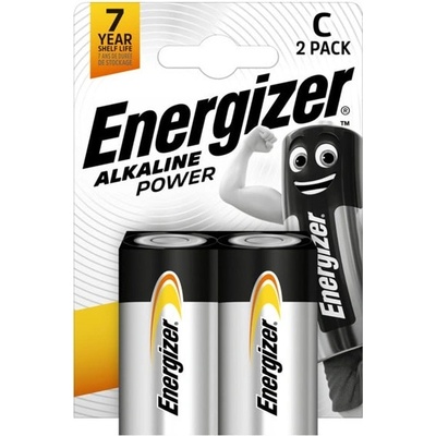 Energizer Батерии алкални Energizer Alkaline Power, C, LR14, 1.5V, 2бр. в опаковка (E302306900)