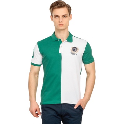 Grand Polo Club Gpc polo Мъжка тениска - Бяла/Зелена 21156895 (263599_Зелен)