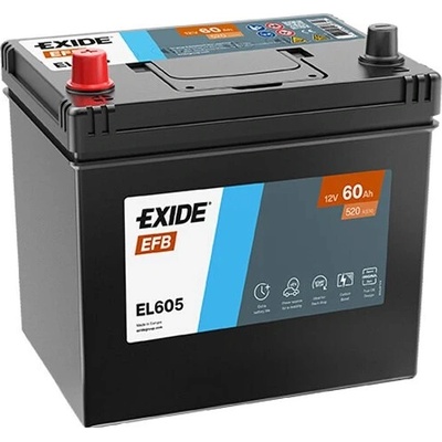 Exide Start-Stop EFB 12V 60Ah 520A EL605