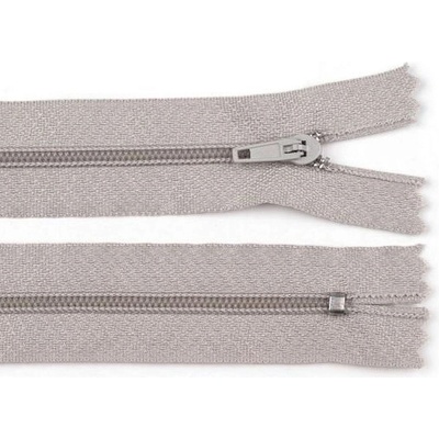 Spirálový zip No 3 délka 40 cm pinlock, malé, 310 šedobéžová