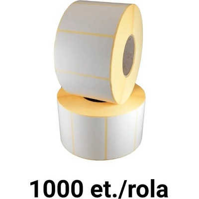 ZINTA Самозалепващи етикети, термоетикети, 58x43 mm, 1000 бр, на ролка, бели (58X43X1000-TH)