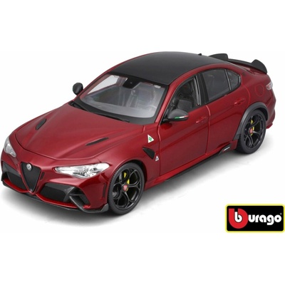 Bburago Plus Alfa Romeo Giulia GTAm Met Červená 1:18