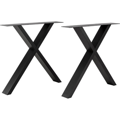 CITYLINE Stolová noha Stockholm, 780 × 130 × 720 mm, černá, 2 ks 50101.1277.04010