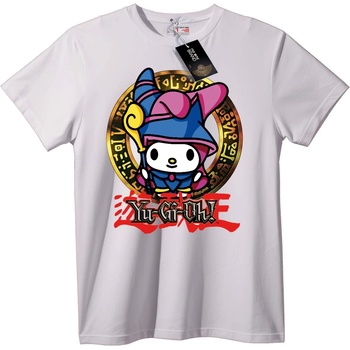 NOONEBRAND Тениска Yu-Gi-Oh! Чиби - 2XL, White