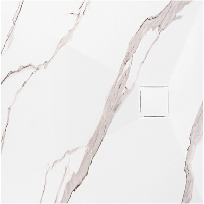 REA - vanička Magnum CARRARA WHITE 90 x 90 cm REA-K7005