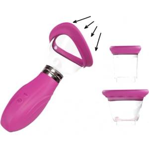 Shots Toys Автоматична вагинална помпа с 3 чашки Delightful