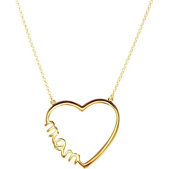 Image 1 of SAVICKI Колие със сърце Savicki: позлатено сребро