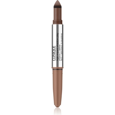 Clinique High Impact Shadow Play Shadow & Definer oční stíny v tužce duo Double Latte 1,9 g
